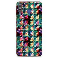 Samsung Galaxy M30 Kılıf Kelebek Etkisi (17) Tasarım Kılıf Turkuaz Yeşil