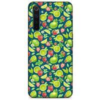 Frutix Çilek Lime  01 Oppo Realme 6 Pro Kılıf Desenli Silikon
