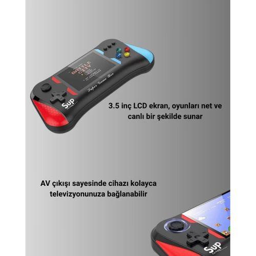 3.5 İnç Ekranlı Klasik Oyun Konsolu – 500 Dahili Oyun