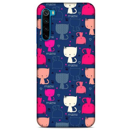 Lopard Xiaomi Redmi Note 8T Uyumlu Kılıf Kediler (5) Koruma Kabı Miyav