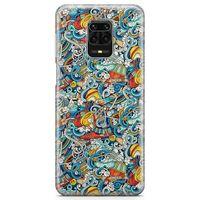Xiaomi Redmi Note 9 Pro Kılıf Uludağ Doodle Arka Kapak Koruma Desenli Full Koruyucu