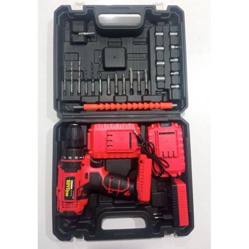 Zhltools 24 V 5 Ah Çelik Şanzuman Bakır Sargılı Çift Akülü Şarjlı Matkap Vidalama 27 Parça Set