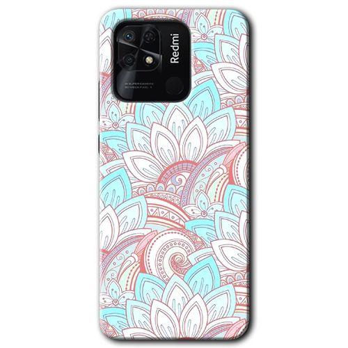 Redmi 10C Kılıf HD Desen Baskılı Arka Kapak - Çin Mandala 1 + Kırılmaz Cam