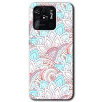 Redmi 10C Kılıf HD Desen Baskılı Arka Kapak - Çin Mandala 1 + Kırılmaz Cam