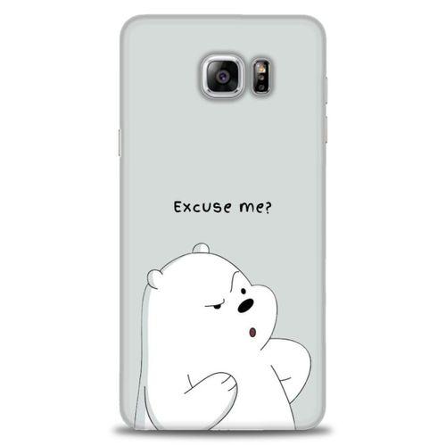 Samsung Galaxy Note 5 Kılıf HD Baskılı Kılıf - Excuse Me + Tam Ekran Koruyucu