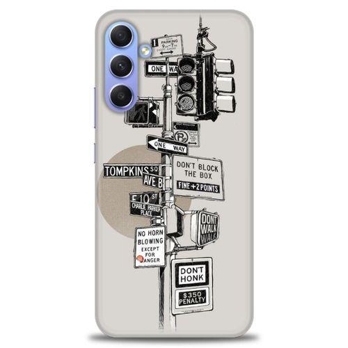 Samsung Galaxy A24 Kılıf HD Baskılı Kılıf - Tabelalar + Tam Ekran Koruyucu