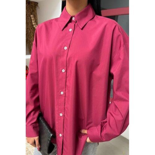 Klasik Oversize Poplin Gömlek 3421