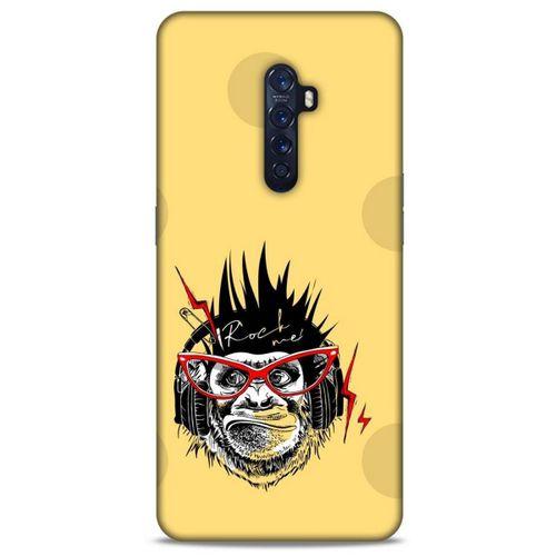Animax Rockçı Maymun Oppo Reno 2 Kılıf Desenli Silikon