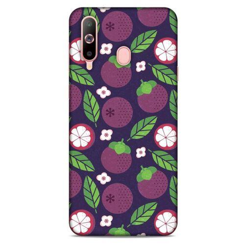 Frutix Mangosteen 01 Samsung Galaxy A60 Kılıf Desenli Silikon