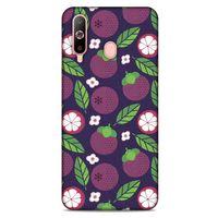 Frutix Mangosteen 01 Samsung Galaxy A60 Kılıf Desenli Silikon
