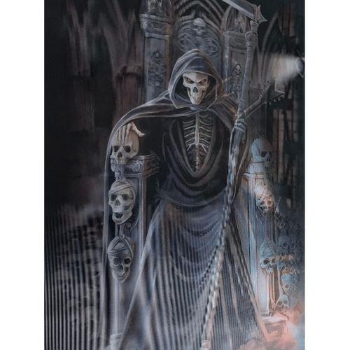 3 Boyutlu Resim 3 Farklı Resim Değişenli Kuru Kafa Tablosu 30x40 Cm