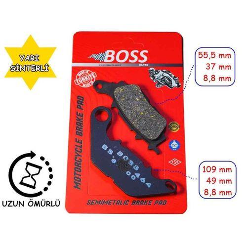 YAMAHA Yamaha Nmax 125-155 Arka Fren Disk Balatası Boss Fa464