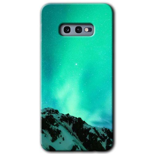 Galaxy S10e Kılıf HD Desen Baskılı Arka Kapak - Aurora + Kırılmaz Cam