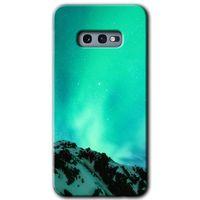 Galaxy S10e Kılıf HD Desen Baskılı Arka Kapak - Aurora + Kırılmaz Cam