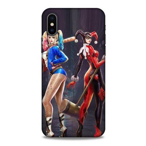 Apple Iphone X Uyumlu Kılıf Harley Quinn (19) Kılıfları Kestane