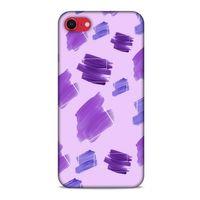 Apple iPhone SE 2020 Uyumlu Kılıf Mor Delisi (25) Antişok Kapak Suluboya