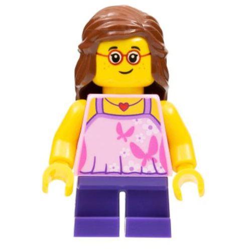 Lego Minifigür Child Girl Bright Pink Top cty0767
