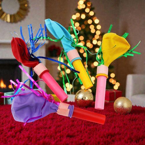 24 ADET SESLİ BALONLU YILBAŞI DÜDÜĞÜ YILBAŞI PARTİ DÜDÜĞÜ DOĞUM GÜNÜ PARTİ DÜDÜĞÜ RENKLİ DÜDÜK