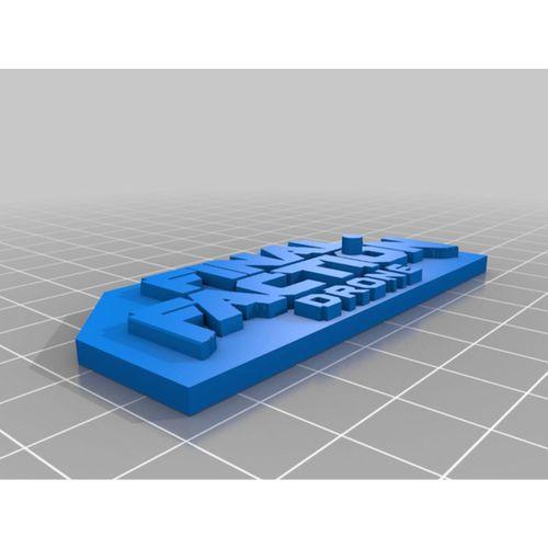 Final Faction Düz İsimlik Standları (Bu ürün Sadece Plastik parçadır - Almadan Önce Soru Sorabilirsiniz)