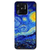 Potkal Hediye Fabrikası Xiaomi Redmi 10C Kılıf HD Desen Baskılı Arka Kapak - Starry Night