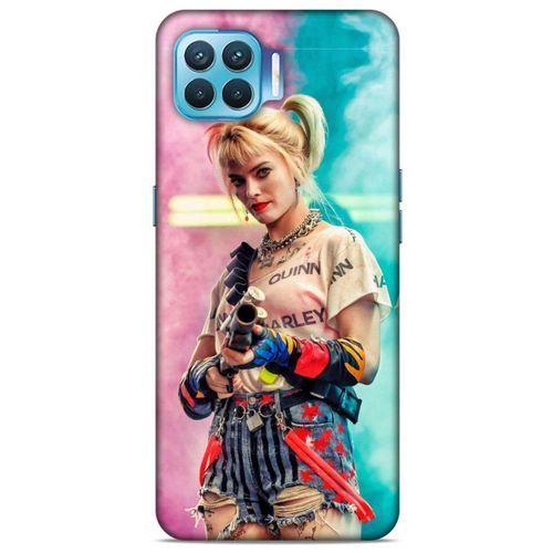 Oppo Reno 4 Lite Uyumlu Kılıf Harley Quinn (27) Tasarımlı Kılıf Kobalt mavisi