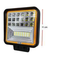 Kare Kırmızı Angelli Sis Lambası 12-24V / Lass312