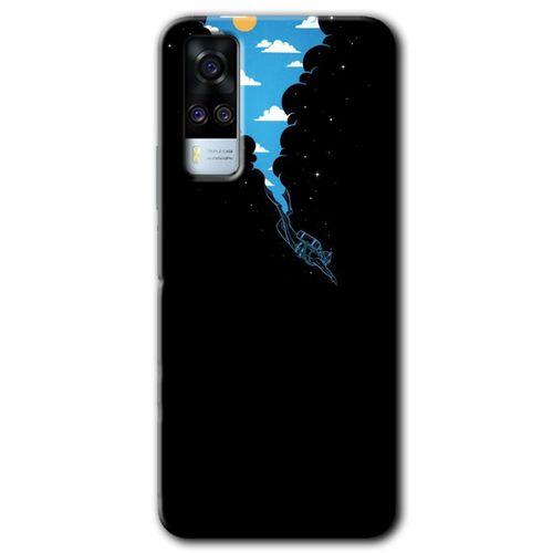 Vivo Y51 Kılıf HD Desen Baskılı Arka Kapak - Derinlere Yolculuk