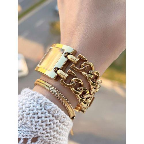 Tom Jones Çelik Kordon Kararma Renk Atma Yapmaz 3 Atm Suya Dayanıklı Kadın Kol Saati BTJ.YN10031.3