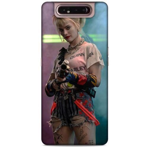 Samsung Galaxy A80 Uyumlu Kılıf Harley Quinn (11) Tam Koruma Yeşil