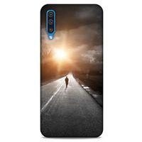Samsung Galaxy A30s Kılıf Depresyon (38) Neo Hybrid Kılıf Yeşil Kırmızı Mor