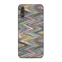 Huawei P20 Pro Uyumlu Kılıf Romans (47) Crystal Flex Kılıf Zig Zag