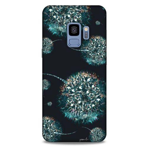 Y.Liva-2021 Özel Seri Siyah Soyut-95 Samsung Galaxy S9 Kılıf Silikon Kapak