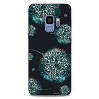 Y.Liva-2021 Özel Seri Siyah Soyut-95 Samsung Galaxy S9 Kılıf Silikon Kapak