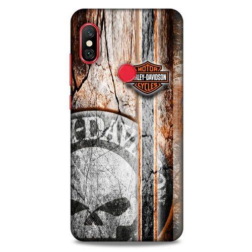 Xiaomi Redmi Note 6 Pro Uyumlu Kılıf Motorsiklet (12) Koruyucu Silikon Harley Davidson