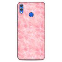Mermer Desenli (4) Tema Koruma Kılıfı Pembe Huawei Honor 8x Kılıf