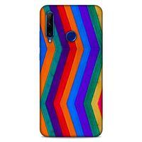 Lopard Huawei Y6P Uyumlu Kılıf Wood'X (25) Antişok Kapak Baskılı