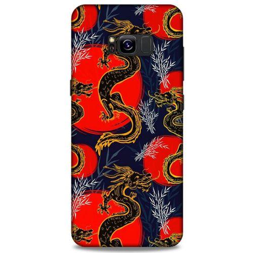 Samsung Galaxy S8 Plus Kılıf Dragons (30) Silicone Case Ejderha Cizimi