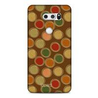 LG K50S Kılıf Pastel Renkler (43) Thin Fit Kılıf Kahve Yeşil