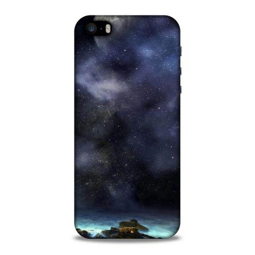 Lopard Apple Iphone 5 Uyumlu Kılıf Gece'S (15) Antişok Kılıf Ay Işığında