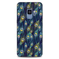 Samsung Galaxy S9 Kılıf Desenli Özel Seri Tüyler (10) Full Koruma Kılıfı