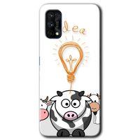 Realme 7 Pro Kılıf HD Desen Baskılı Arka Kapak + Temperli Cam - İdea Lamp