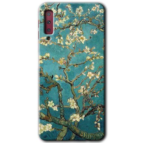 Galaxy A7 2018 Kılıf HD Desen Baskılı Arka Kapak - Almond Blossom