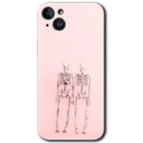 iPhone 14 HD Baskılı Kılıf + 9D Tam Ekran Koruyucu - Yaşayan Çift