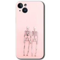 iPhone 14 HD Baskılı Kılıf + 9D Tam Ekran Koruyucu - Yaşayan Çift