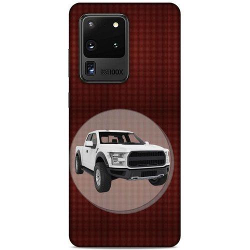 Lopard Samsung Galaxy S20 Ultra Uyumlu Kılıf PickUpX (5) Koruma Kabı Krem
