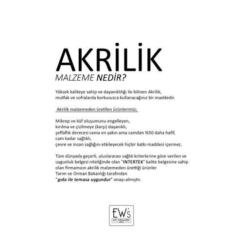 Akrilik Aquamarin Tekli Uzun Bardak & Su Meşrubat Bardağı 750 Ml ( Büyük Boy & Cam Değildir )