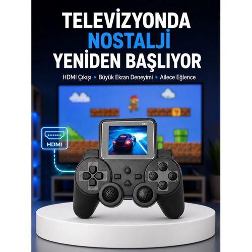 S10 Gamepad Hdmı Tv Bağlantılı 520 Klasik Retro Oyun 2025 Seri Orijinal Yeni Nesil
