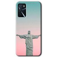 Oppo A16 Kılıf HD Desen Baskılı Arka Kapak + Temperli Cam - Rio