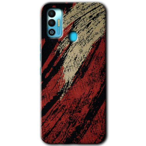 Potkal Hediye Fabrikası Tecno Spark 7T Kılıf HD Desen Baskılı Arka Kapak - Kumaş Deseni 6