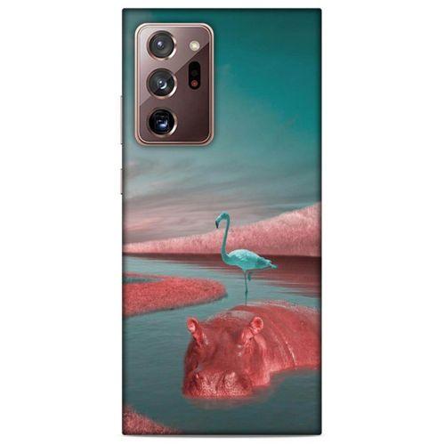 Lopard Samsung Galaxy Note 20 Ultra Uyumlu Kılıf Manipülasyon ☻ (21) Koruyucu Kapak Baskılı